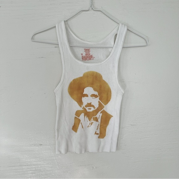 Tops - Waylon Jennings custom grunge tank